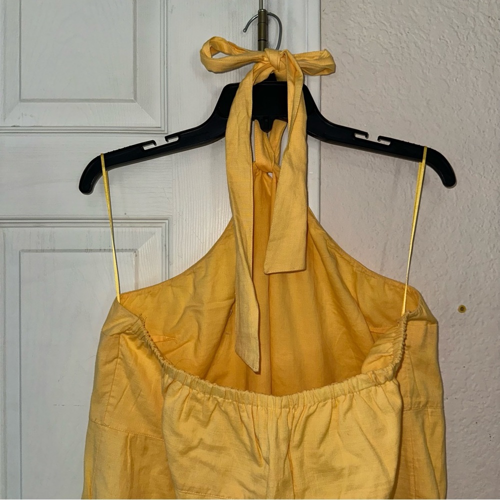 A&F Yellow Halter Spring Dress - Picture 3 of 4